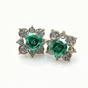 Jewelry - Rose Rhinestone Studs Jewelry - Rose Rhinestone Studs